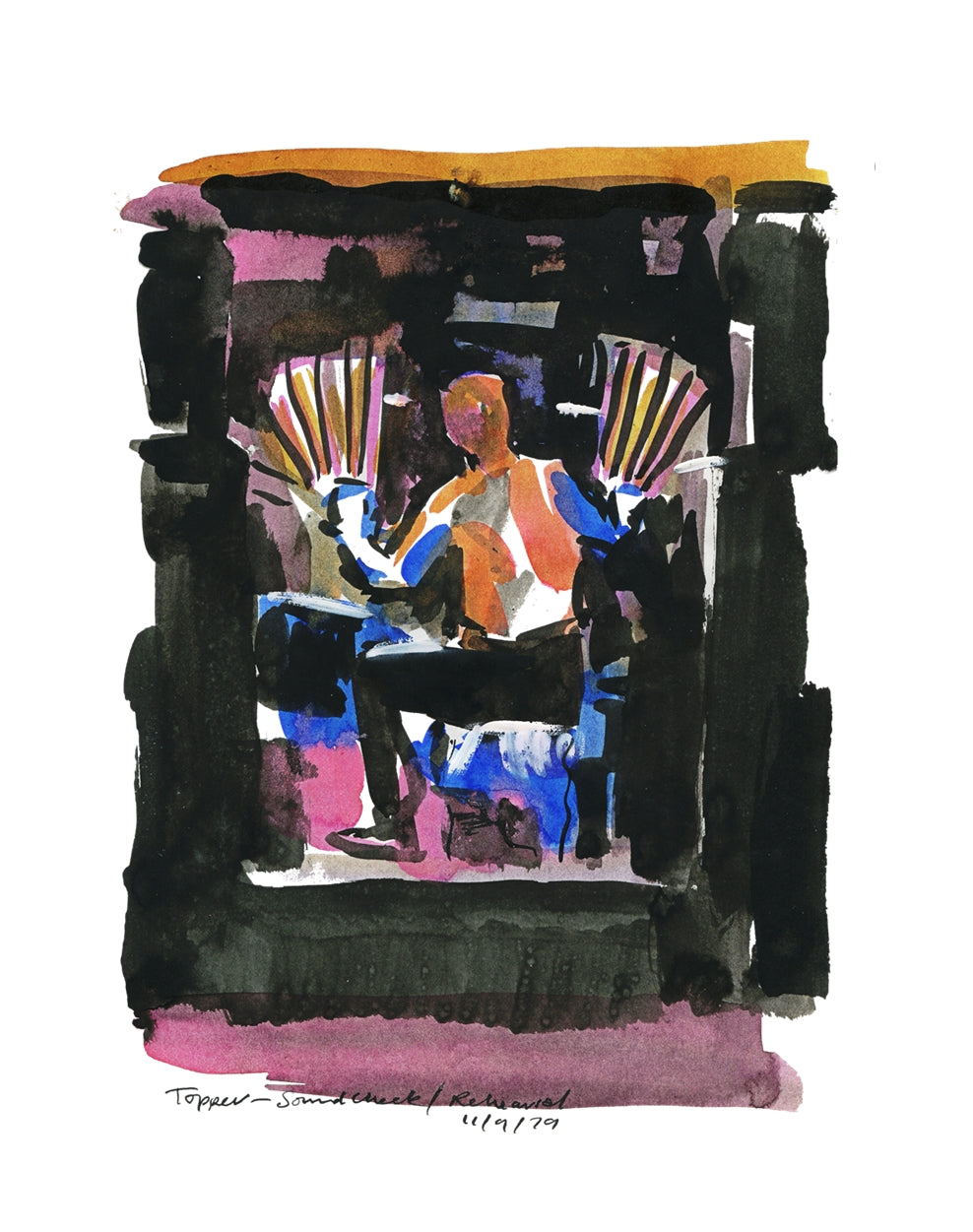 Topper - Soundcheck (he bangs the drums) - Limited Edition Print (1 of 79)