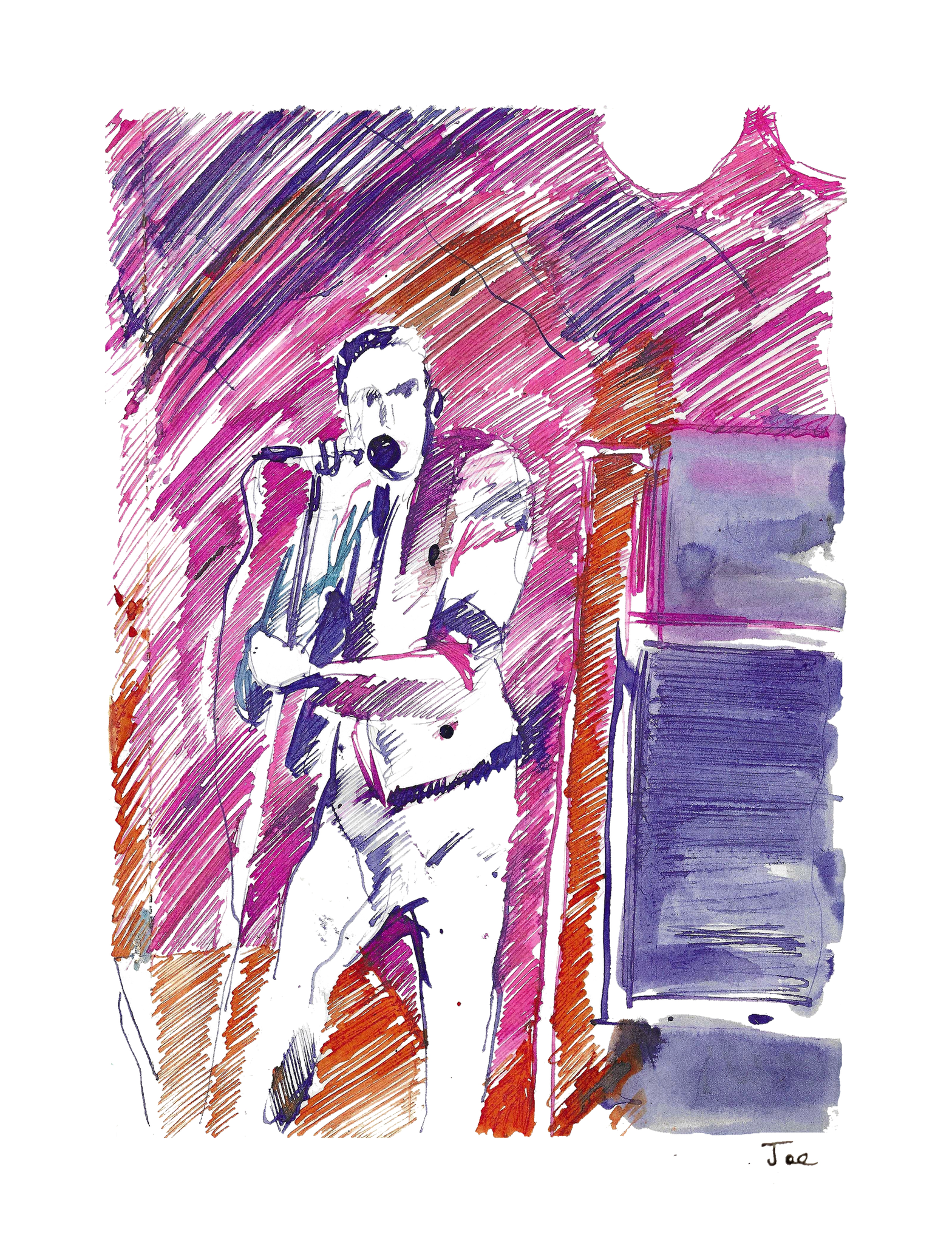 Mr Strummer (the voice that shook through generations) - Limited Edition Print (1 of 79)